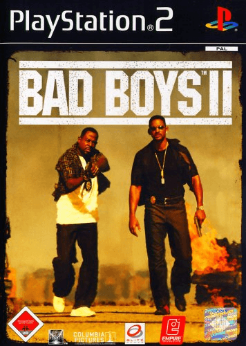 Bad Boys II box art for Playstation 2